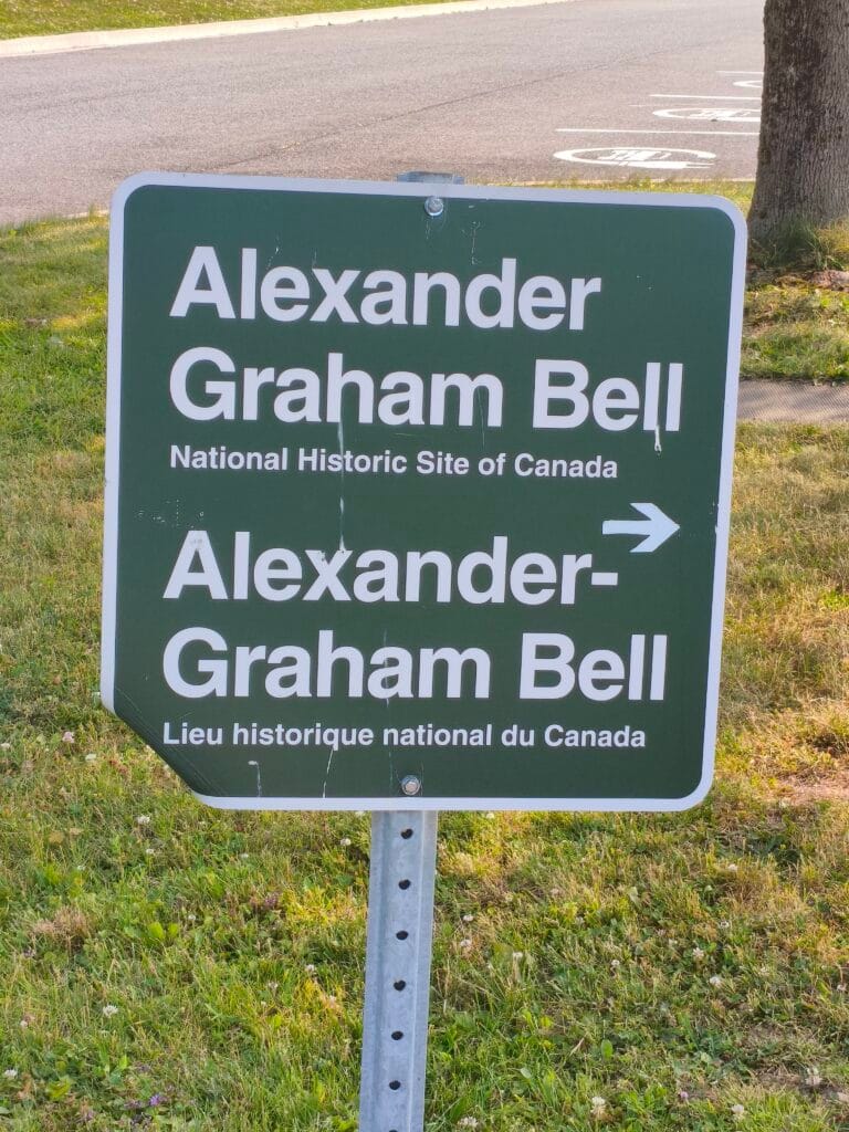 signaletique-graham-bell Signalétique du musée Graham Bell.