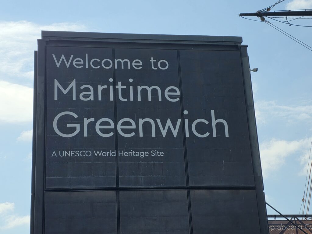 panneau-port-maritime-greenwich Panneau welcome to maritime Greenwich